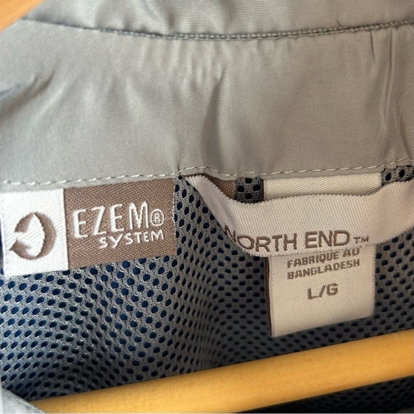 North End Lightweight Color Block Windbreaker Mens Size L - Picture 3 of 8